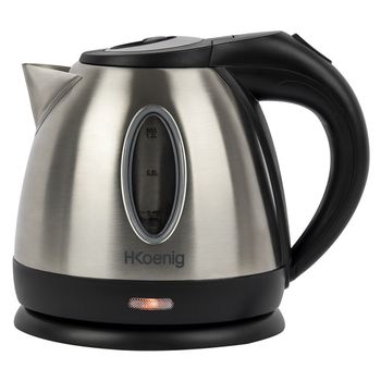 HKoenig BO12 Hervidor de Agua 1.2L 1630W Acero Inoxidable/Negro