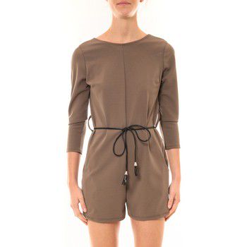 Nina Rocca Mono Combi-Short Léa taupe para mujer