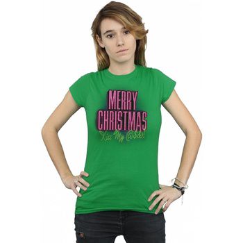 National Lampoon´s Christmas Va Camiseta manga larga Kiss My Ass para mujer