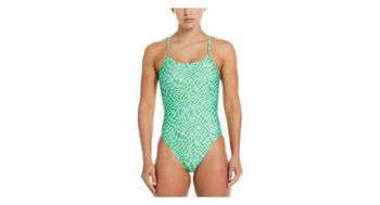 Banador de 1 pieza nike swim hydrastrong multi print mujer verde