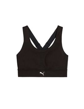 Sujetador deportivo de running puma pwrbreathe mujer negro