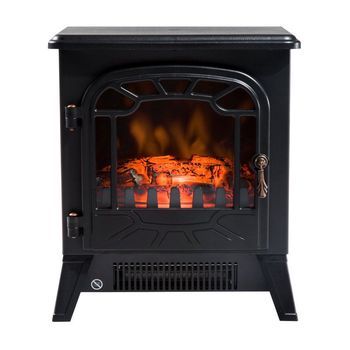 Homcom Chimenea Eléctrica Acero 1800W