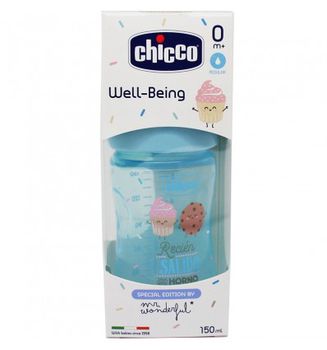 Chicco Biberon Silicona 150 ml Tetina Regular +0m