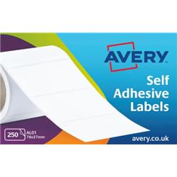 Avery Typewriter Address Labels 76x37mm [250 Labels] - AL01