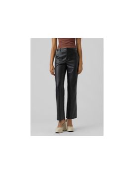 Pantalones vero moda olympiazamira mwtraight pl black mujer