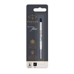 Parker Quink Ballpoint Pen Refill Fine Black Blister (12 Pack)