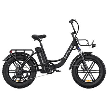 Engwe L20 E-Bike Bicicleta Eléctrica 60km Autonomía 250W Negra