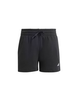 Pantalón adidas essentials small logo fleece shorts mujer negro