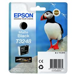 Epson Puffin T3248 14ml Ultrachrome Hi-Gloss2 Matte Black C13T32484010