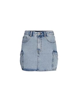 Falda jack & jones jxiris mini hw cargo denim