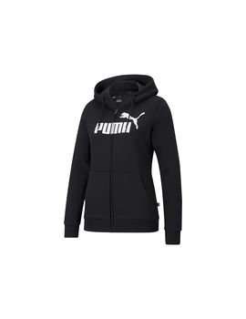 Sudadera puma ess logo full-zip mujer