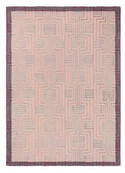 Alfombra lana y viscosa ted barker kinmo-rosa 140x200cm