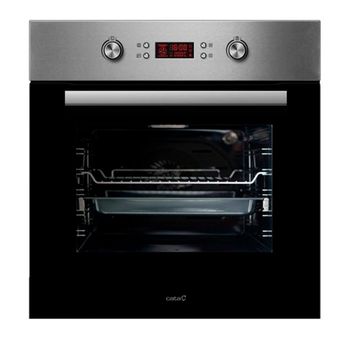 Horno Multifunción - Cata PR 6011 XGBK, 60 cm, Pirolisis, Cristal Negro