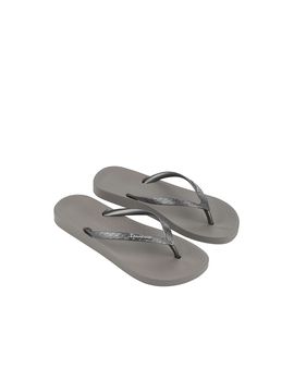 Chanclas ipanema anatomica tan mujer gris/silver