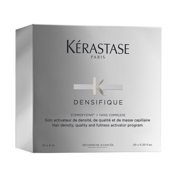 Densifique - 30 x 6 ml - Kérastase - Tratamiento intensivo de uso diario. Da grosor al cabello fino. 1000 cabellos nuevos en 3 meses.