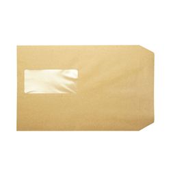 Q-Connect C5 Envelopes Window Pocket Peel/Seal Manilla Pk 500- KF97370