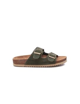 Chanclas xti serraje mujer kaki