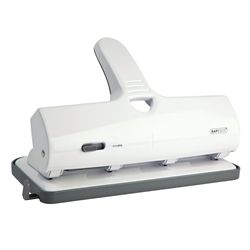 Rapesco ALU 40 Heavy Duty 4 Hole Punch White 1324