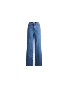 Vaquero jack and jones tokyo wide mr6002 mujer medium blue denim