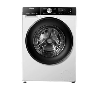 Lavadora Libre Instalación - Hisense WF3S1045BW3, 10,5 kg, 1400 rpm, Blanco, Auto Dosificación, Vapor