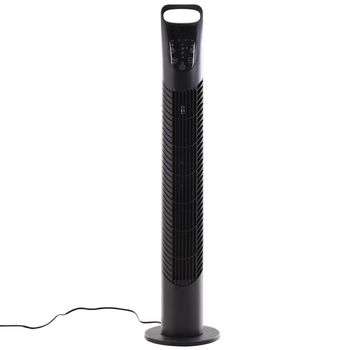 Homcom Ventilador de Torre con Mando 40W Negro