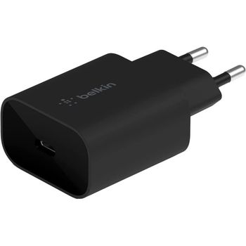 Belkin BoostCharge Cargador de Pared USB-C PD 3.0 PPS 25 W Negro