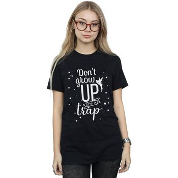 Disney Camiseta manga larga Don't Grow Up para mujer