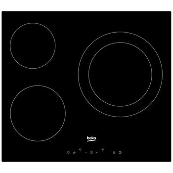 Beko HIC63402T Placa Vitrocerámica 3 Zonas Cristal Negro