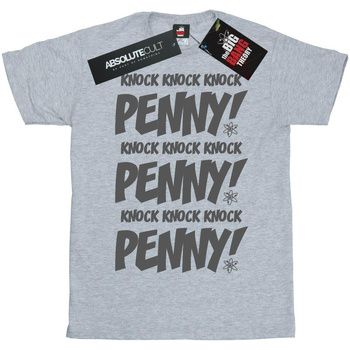 The Big Bang Theory Camiseta manga larga Knock Knock Penny para mujer