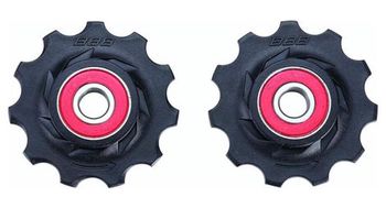 Bbb rollerboys ceramic bearing jockey wheels 11s black