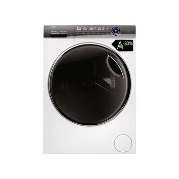 Lavadora Libre Instalación - Haier HW110B14979EUGIB , 11 kg, 1400 rpm, Función vapor, Wi-fi, Blanco