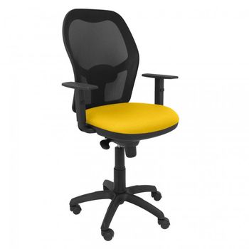 Piqueras y Crespo Jorquera Silla Malla Negra Asiento Bali Amarillo