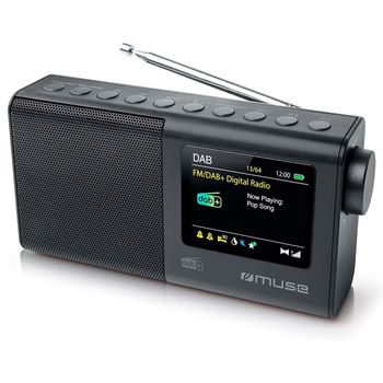 Muse M-117 DB Black Radio DAB+ FM Portátil