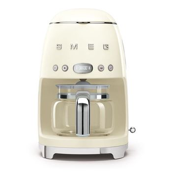 Smeg DCF02CREU Cafetera de Goteo 1.4L 1050W Crema