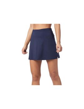 Falda de pádel wilson team flat front classic azul marino mujer