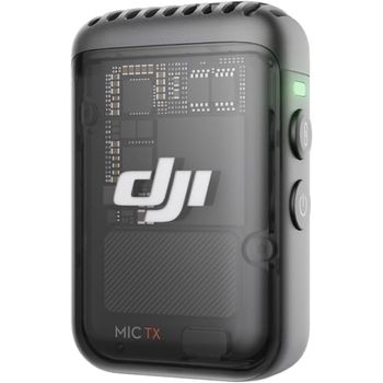 DJI Transmisor Mic 2 Micrófono Inalámbrico con Cancelación de Ruido Inteligente Negro