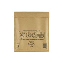 Mail Lite Bubble Postal Bag Gold E2-220x260 Pack of 100 101098094