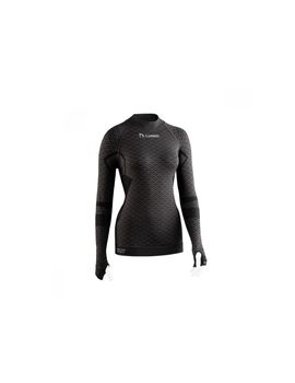 Camiseta de trail lurbel volcano long sleeves mujer marengo