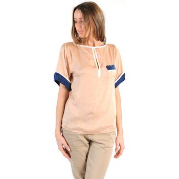 Tcqb Blusa TOP MIMOSA BEIGE para mujer