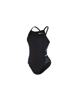 Bañador de natación nike racerback one piece mujer negro