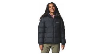 Chaqueta de plumon con capucha columbia pike lake iii mujer negro