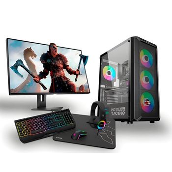 PC Racing Pack PC Gaming AMD Ryzen 5 4600G/16GB/1TB+256GB SSD + Pantalla 24