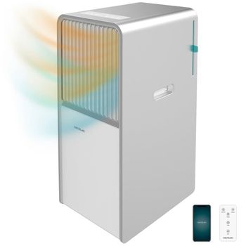 Cecotec ForceClima 12850 Style Heating Connected Aire Acondicionado Portátil Bomba de Calor 12000BTU