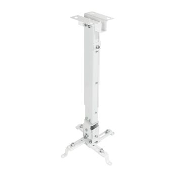 TooQ Soporte Proyector Universal Inclinable Techo Blanco