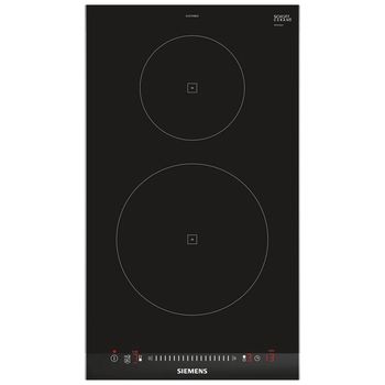 Siemens EH375FBB1E Placa de Inducción Dominó 30cm 2 Zonas Negra