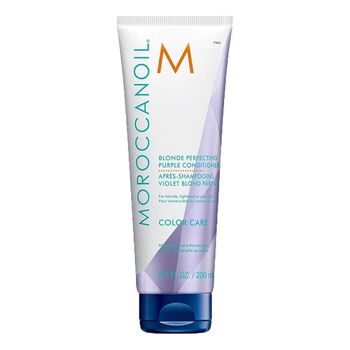 Blonde Perfecting Purple Conditioner - 200 ml - Moroccanoil - Acondicionador violeta para cabello rubio, con mechas o grises.