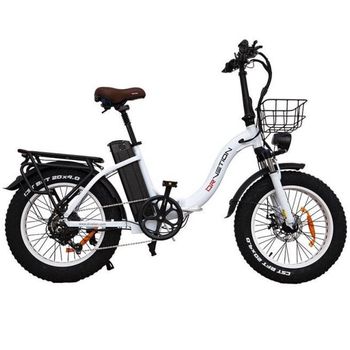 DRVETION CT20 Bicicleta Eléctrica Motor 750W Batería 48V/15Ah Autonomía 55-70km Blanco Perla