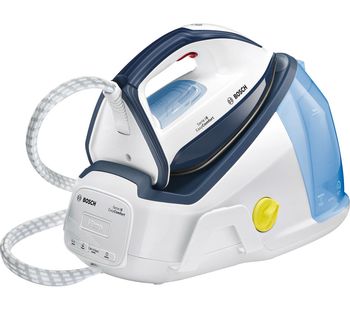 BOSCH Easy Comfort TDS6010GB Steam Generator Iron - White & Blue, White