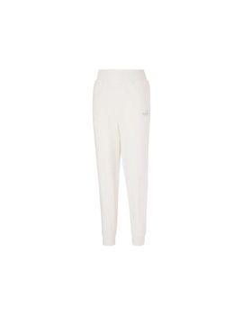 Pantalón puma ess+ embroidery high mujer crema