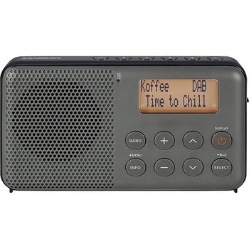 Sangean DPR-64 Radio Portátil Gris